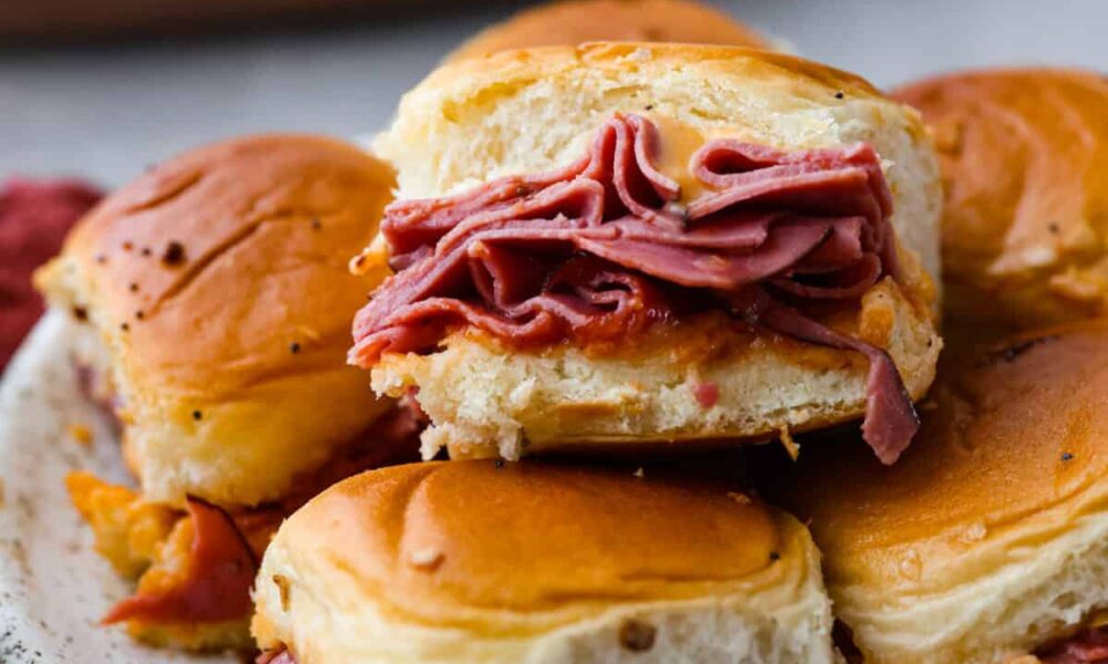 Beef and Cheddar Sliders (Arby’s Copycat)