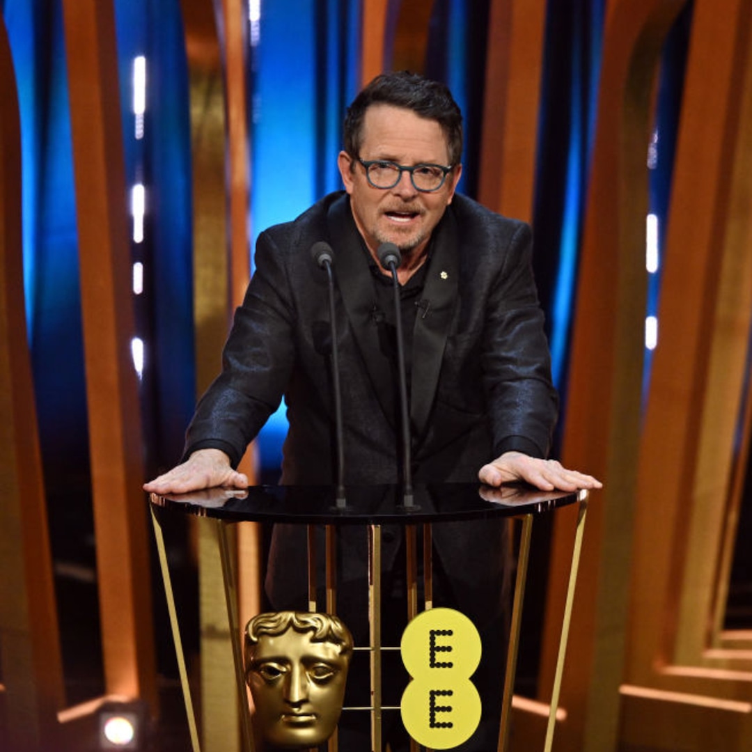 Michael J. Fox Receives Standing Ovation Throughout 2024 BAFTAs Look