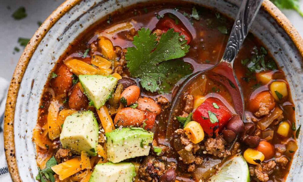 Taco Soup Recipe (Prepared in 30 Minutes!)