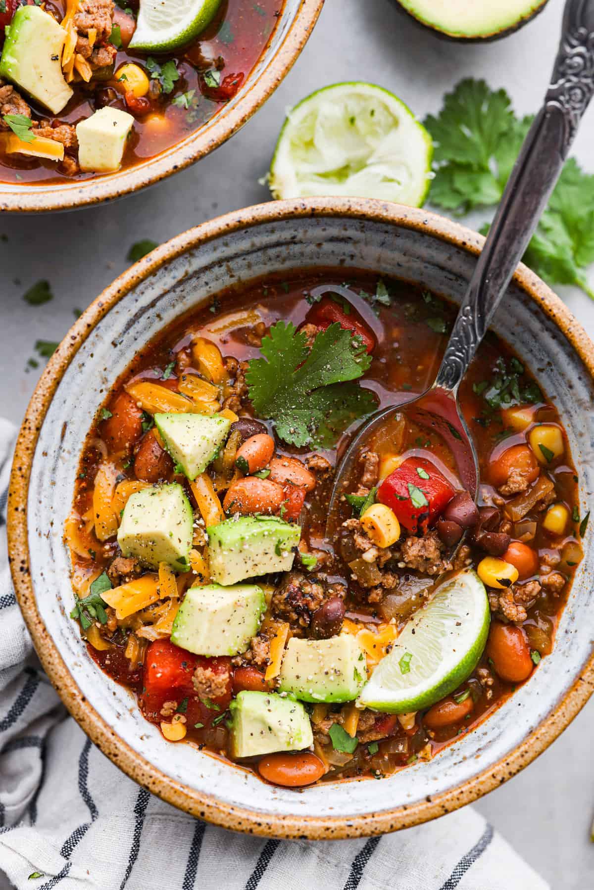 Taco Soup Recipe (Prepared in 30 Minutes!) Taco Soup Recipe (Prepared in 30 Minutes!)
