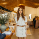 Step Contained in the Sezane Pop Up in Austin Step Contained in the Sezane Pop Up in Austin