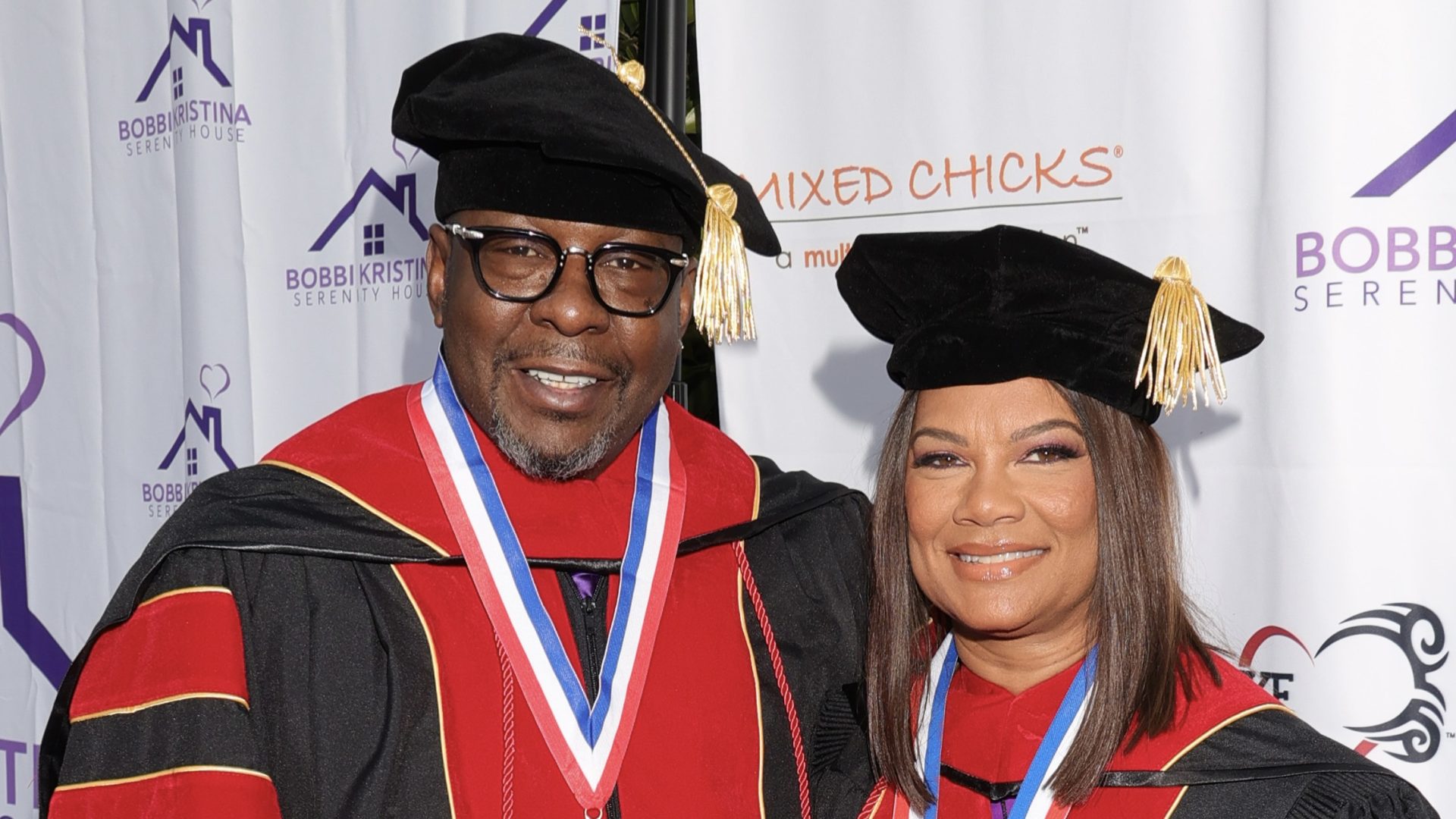 Bobby Brown & Spouse Alicia Obtain Honorary Doctorate Levels