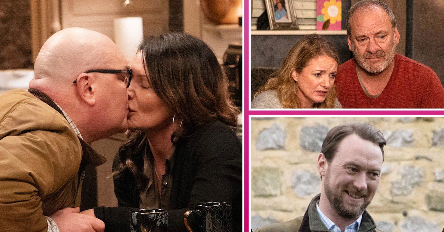 Emmerdale spoilers for subsequent week: Paddy and Chas kiss Emmerdale spoilers for subsequent week: Paddy and Chas kiss