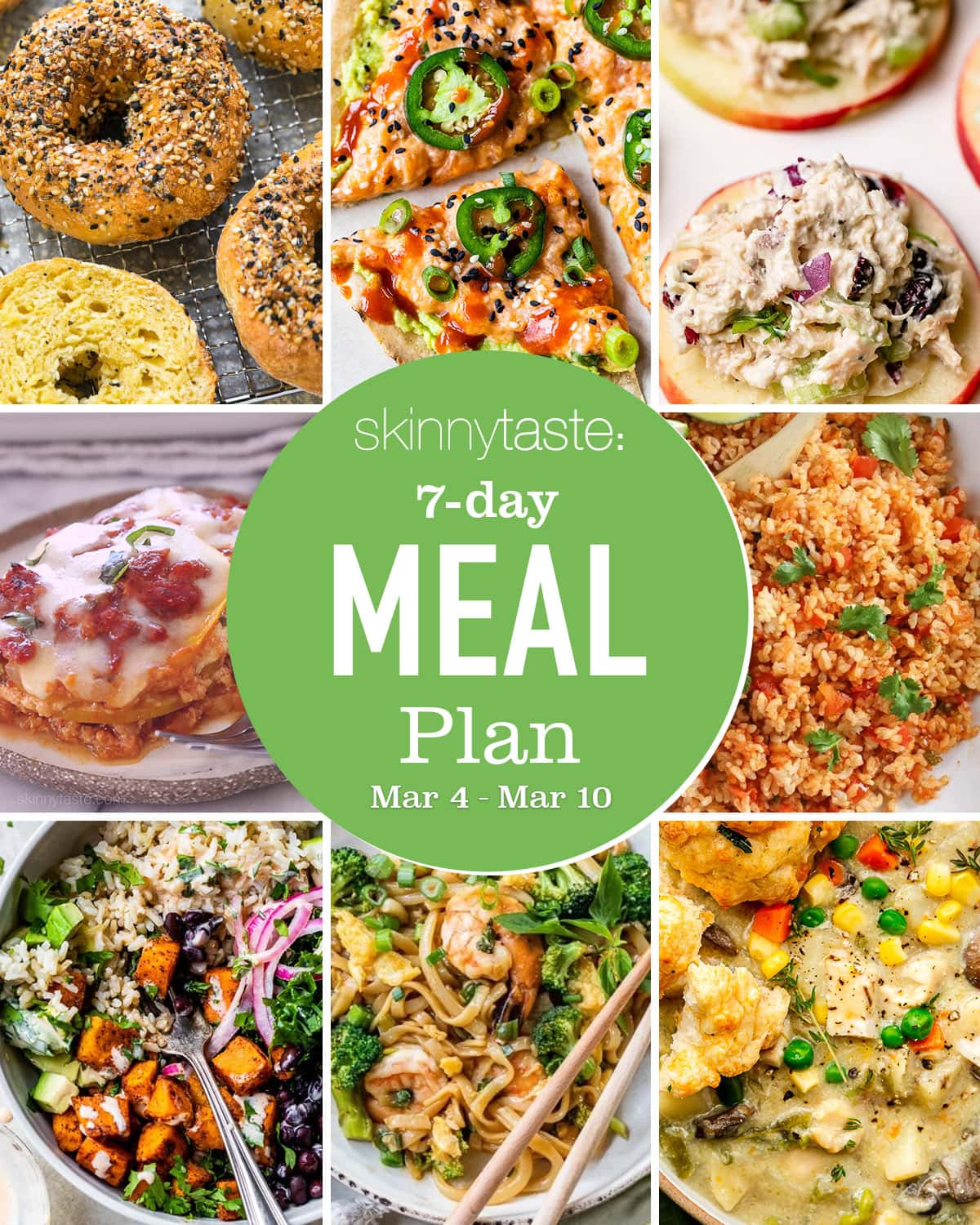 Free 7 Day Wholesome Meal Plan (March 4-10) Free 7 Day Wholesome Meal Plan (March 4-10)