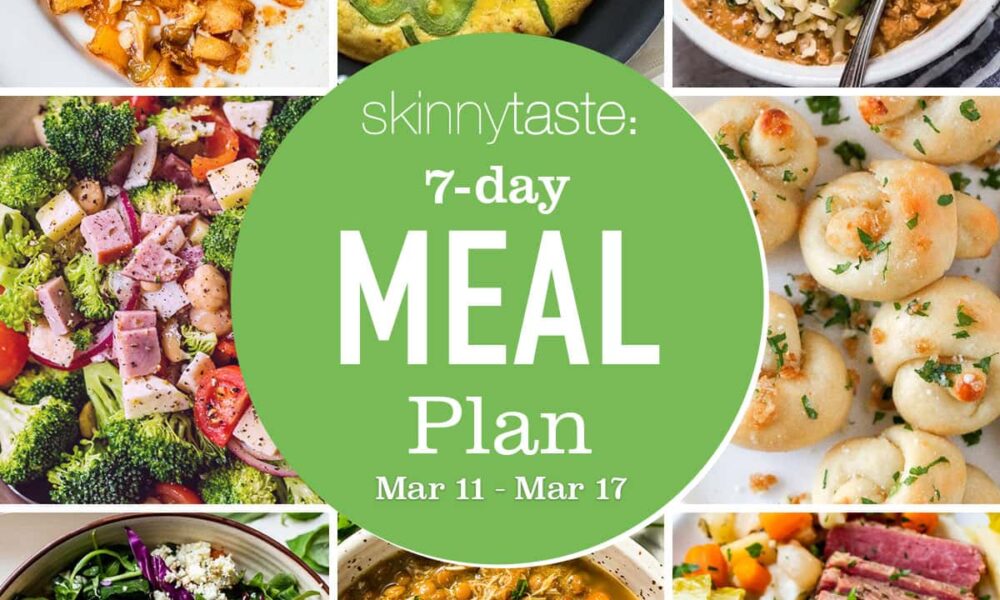 Free 7 Day Wholesome Meal Plan (March 11-17)