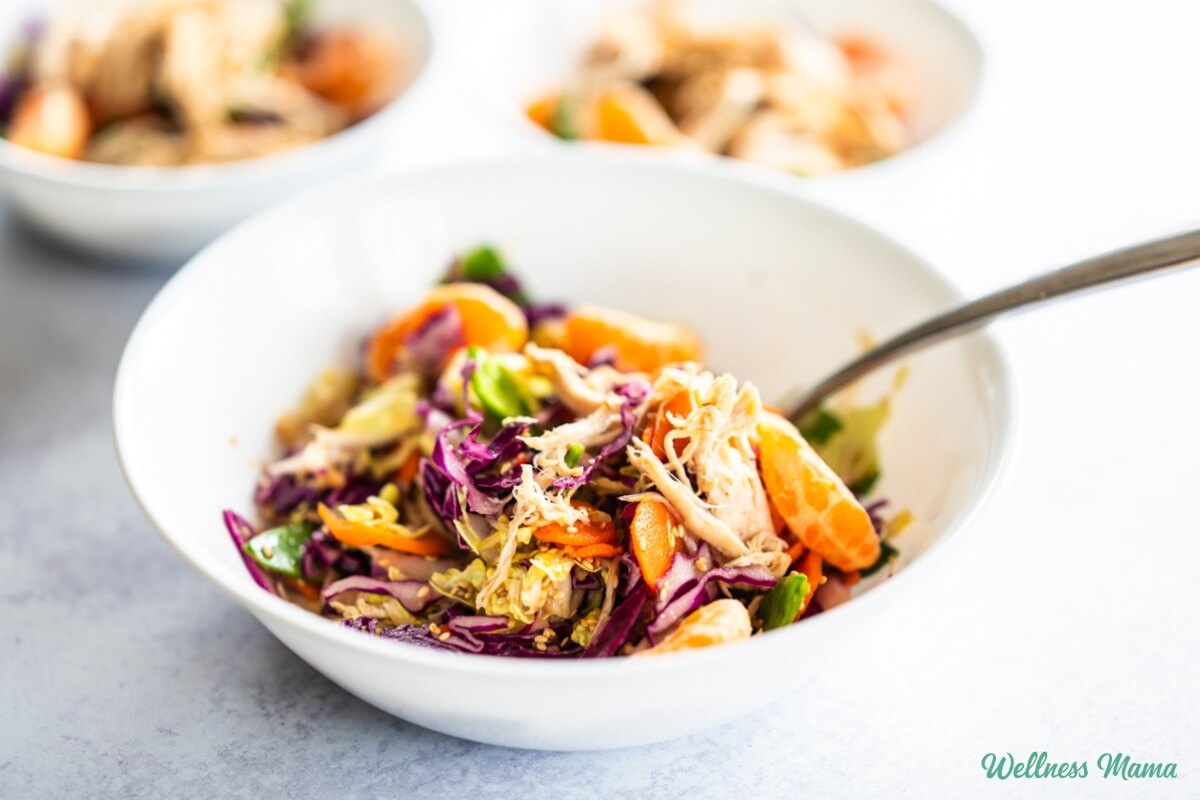 Colourful Asian Rooster Salad Recipe
