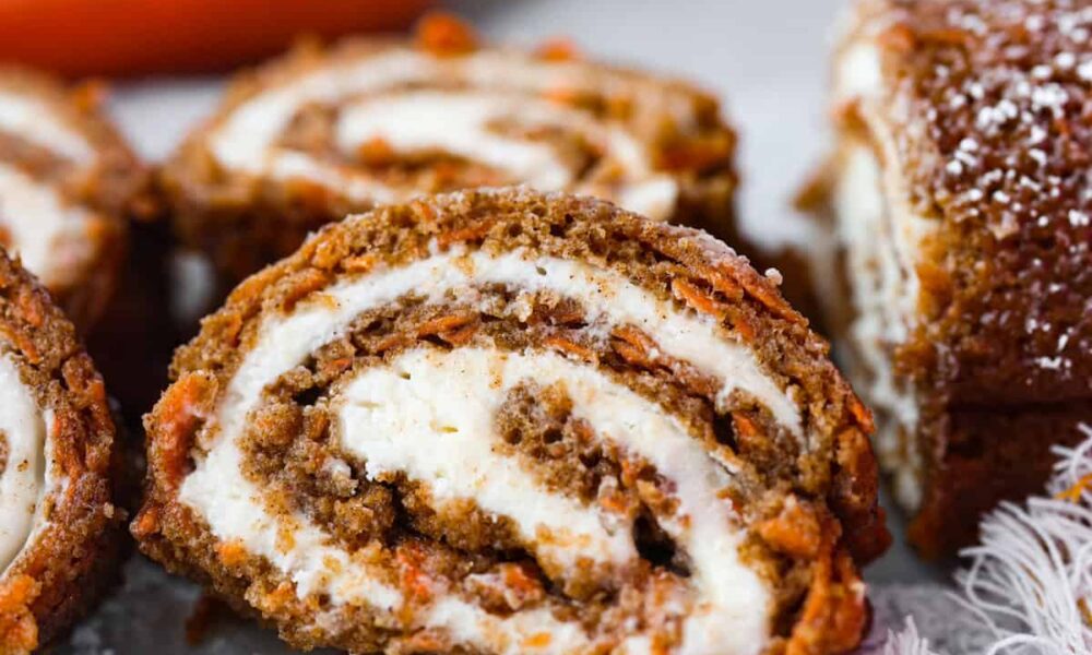 Carrot Cake Roll Recipe | The Recipe Critic
