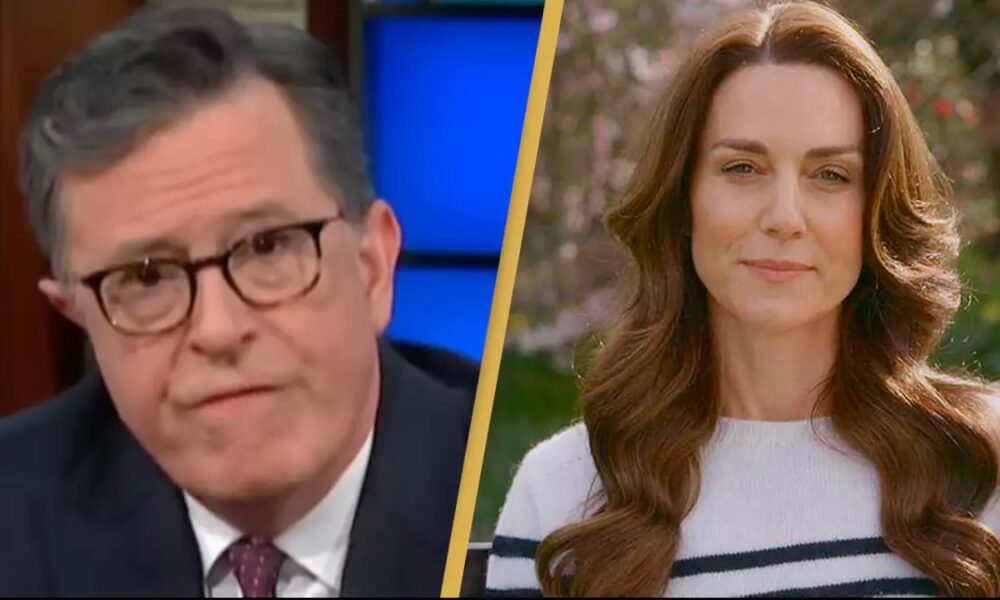 Stephen Colbert addresses backlash over Kate Middleton jokes he made earlier than her most cancers announcement