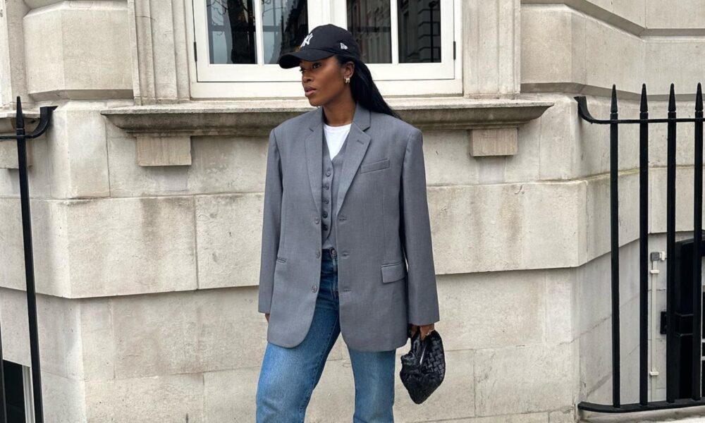 Layered White T’s Are The Go-To Transitional Model For Spring 2024