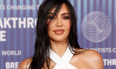 See Kim Kardashian’s Cutout Bandage Gown