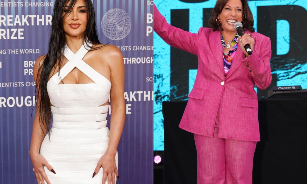 Kim Kardashian Meets With Kamala Harris At The White Home