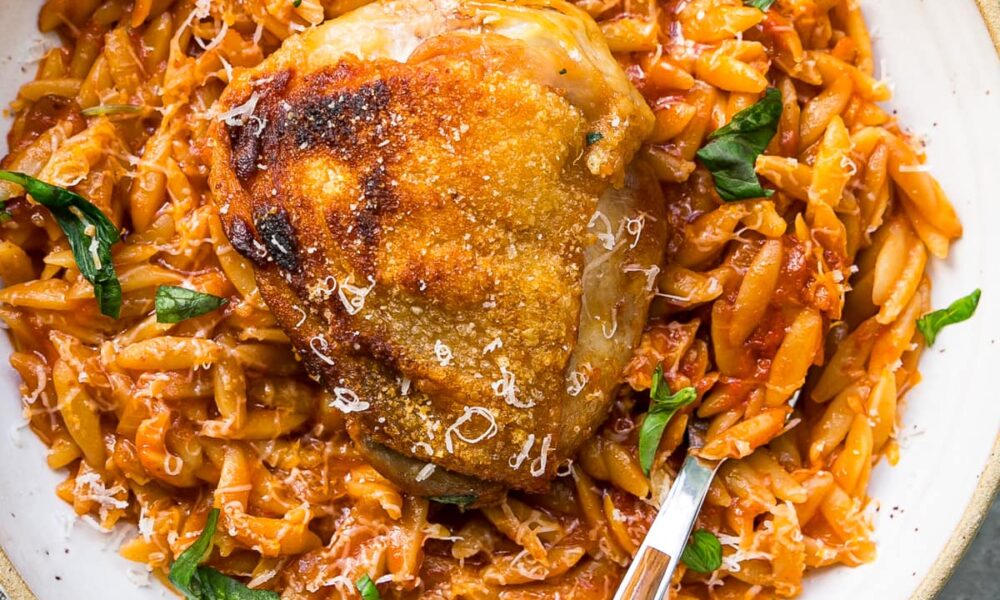 One Pot Hen and Orzo