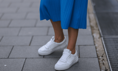 White Sneaker Outfits for Spring