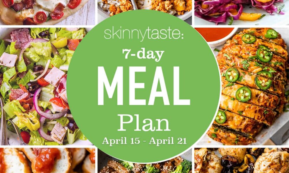 Free 7 Day Wholesome Meal Plan (April 15-21)