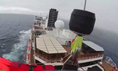 Coast Guard Makes Difficult Airlift From Holland America Ship