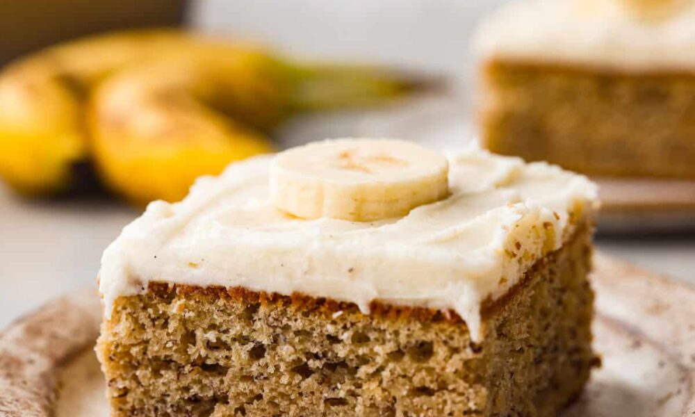 Banana Cake with Cream Cheese Frosting