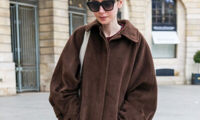 Lily Collins Wore French It Sneakers in Paris