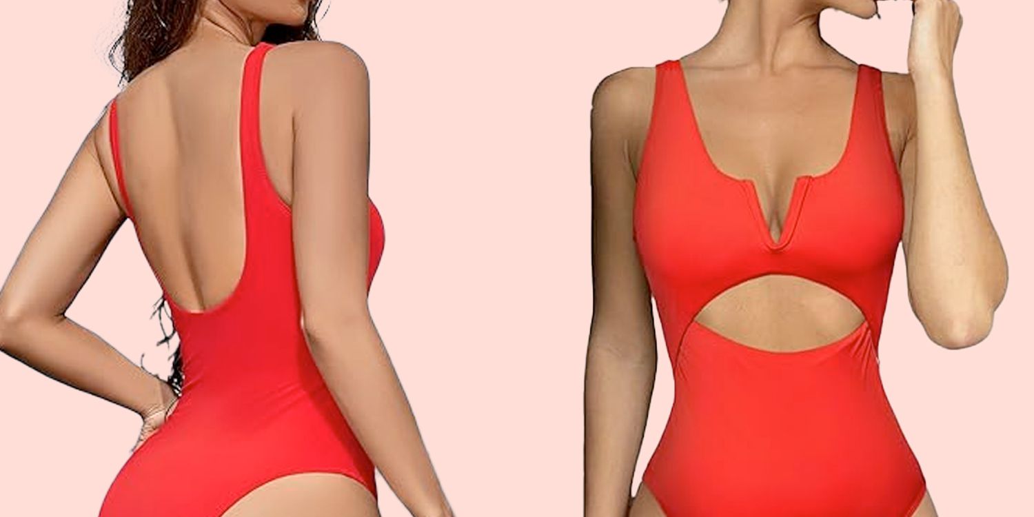 I Really feel Like I am on Baywatch in This Head-Turning  One-Piece Swimsuit