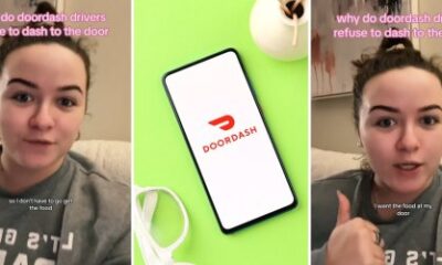 Girl Slams DoorDash Drivers Who Refuse To Depart Order At Their Door