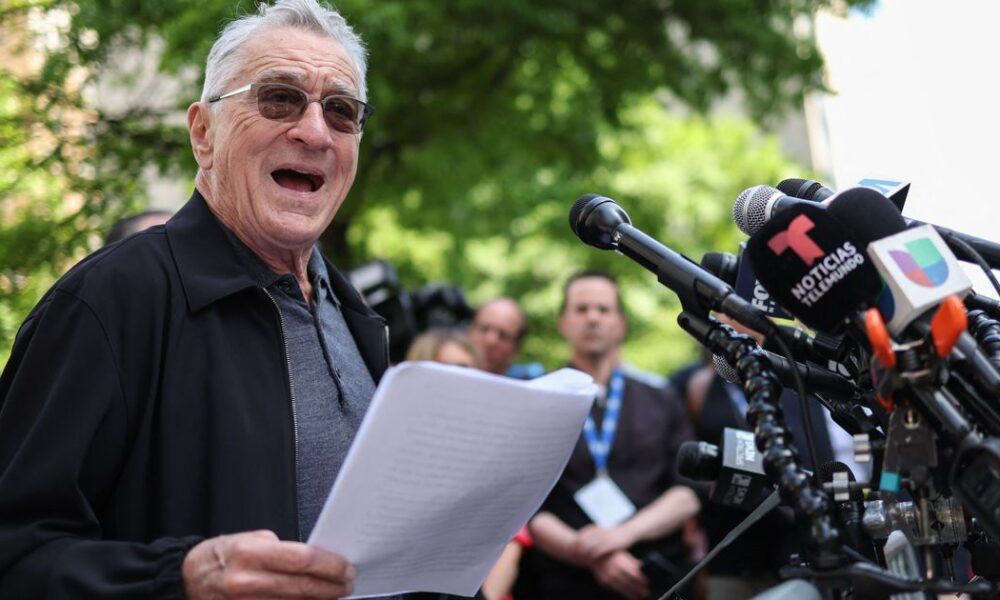 Robert De Niro, Former Capitol Police Officers Slam Trump Exterior His Felony Trial