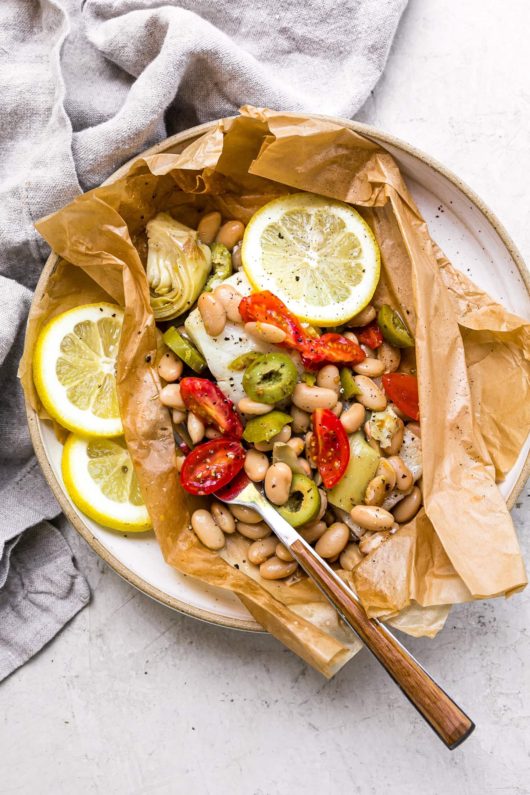 Fish en Papillote (Baked Fish in Parchment)