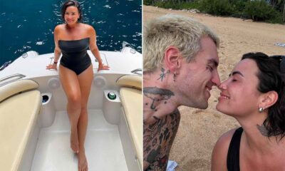 Demi Lovato Glows on Hawaii Trip with Fiancé Jutes
