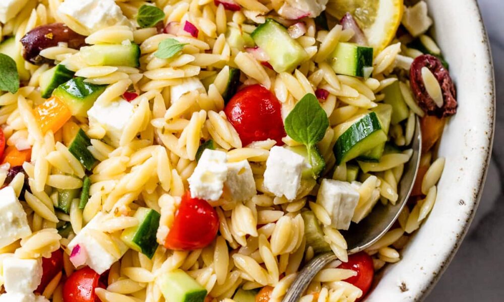 Greek Orzo Salad – Skinnytaste