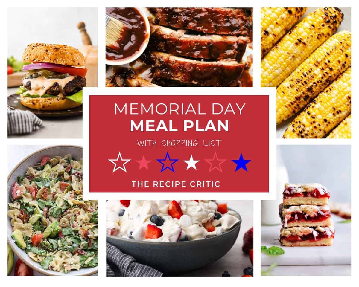 Memorial Day Menu Plan | The Recipe Critic Memorial Day Menu Plan | The Recipe Critic