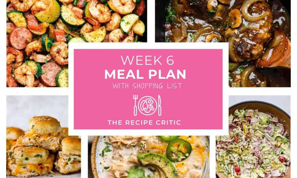 Weekly Meal Plan #6 | The Recipe Critic