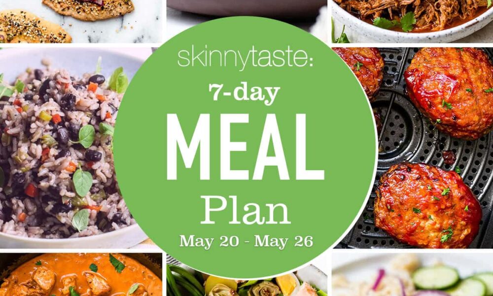 Free 7 Day Wholesome Meal Plan (Could 20-26)
