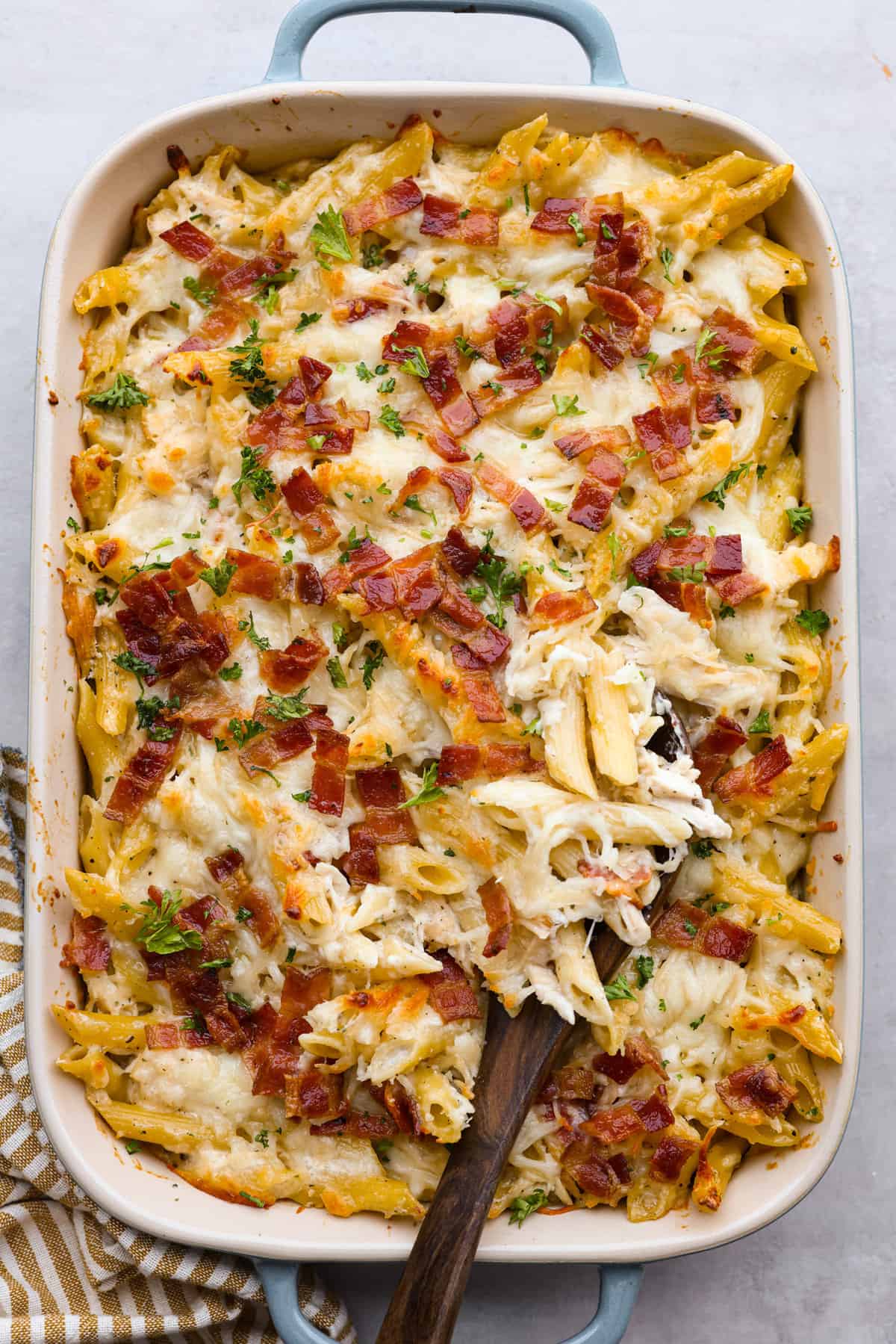 Hen Bacon Ranch Casserole Recipe