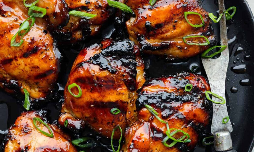 Straightforward Grilled Bourbon Rooster | The Recipe Critic
