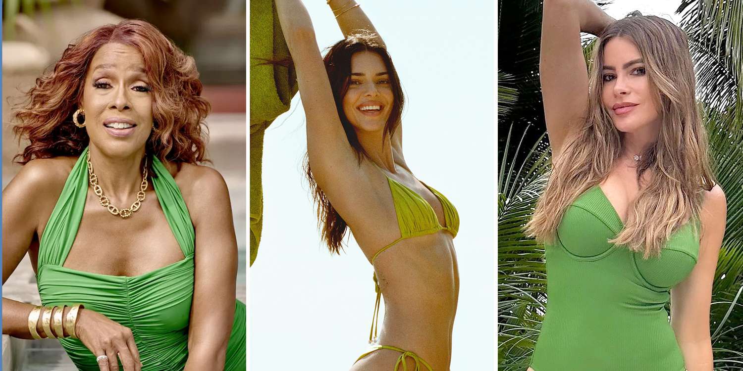 Gayle King, Kendall Jenner, and Sofía Vergara Wore Inexperienced Swimsuits