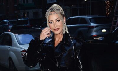Amber Rose Wears MAGA Hat & Chain To Help Donald Trump