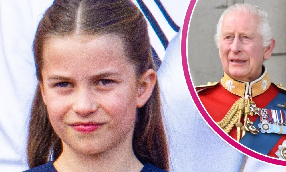Princess Charlotte and King’s candy second
