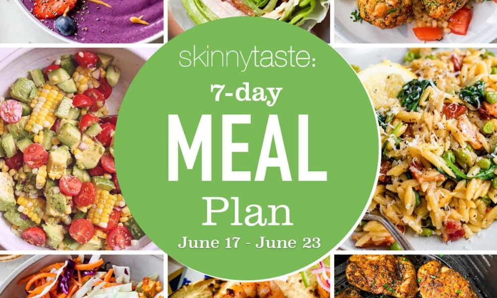 Free 7 Day Wholesome Meal Plan (June 17-23)