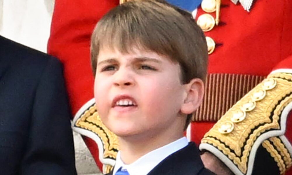 Prince Louis shared his fearful for drenched followers at Trooping the Color