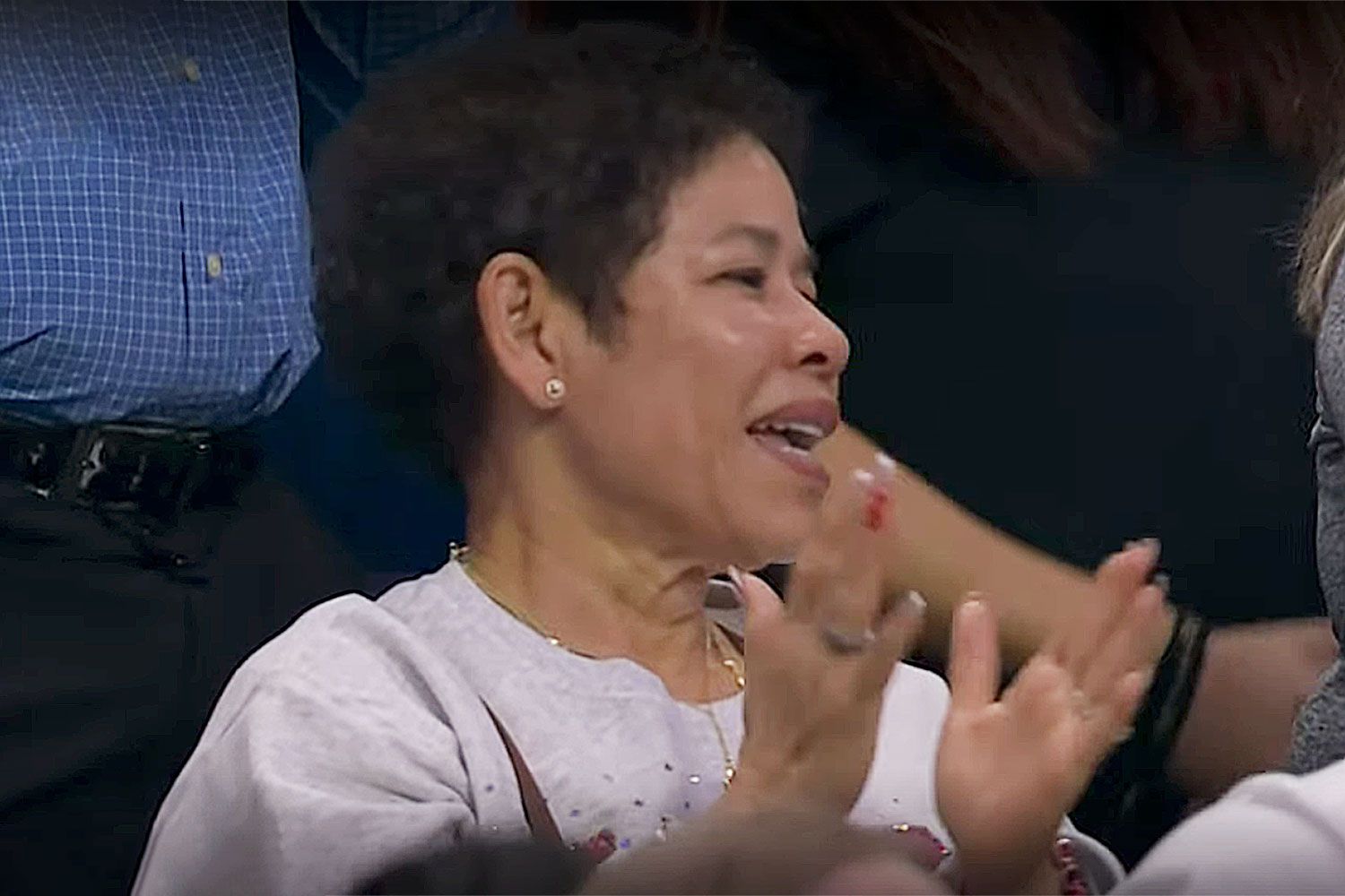 Simone Biles’ Mother Cheers Her on at 2024 Gymnastics Olympic Trials Simone Biles’ Mother Cheers Her on at 2024 Gymnastics Olympic Trials