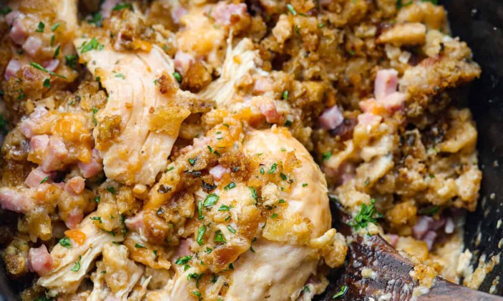 Gradual Cooker Hen Cordon Bleu