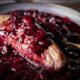 Roast Pork Tenderloin with Crimson Wine Cherry Sauce