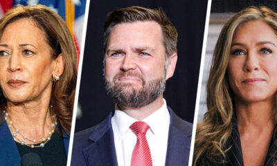 JD Vance calls Kamala Harris a ‘cat woman.’ Jennifer Aniston has ideas.