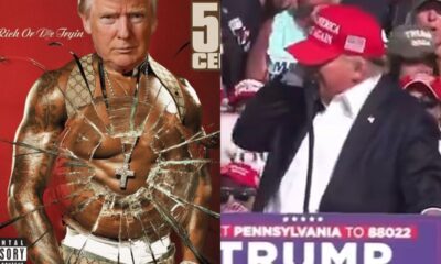 50 Cent Posts Album Cowl With Donald Trump’s Face