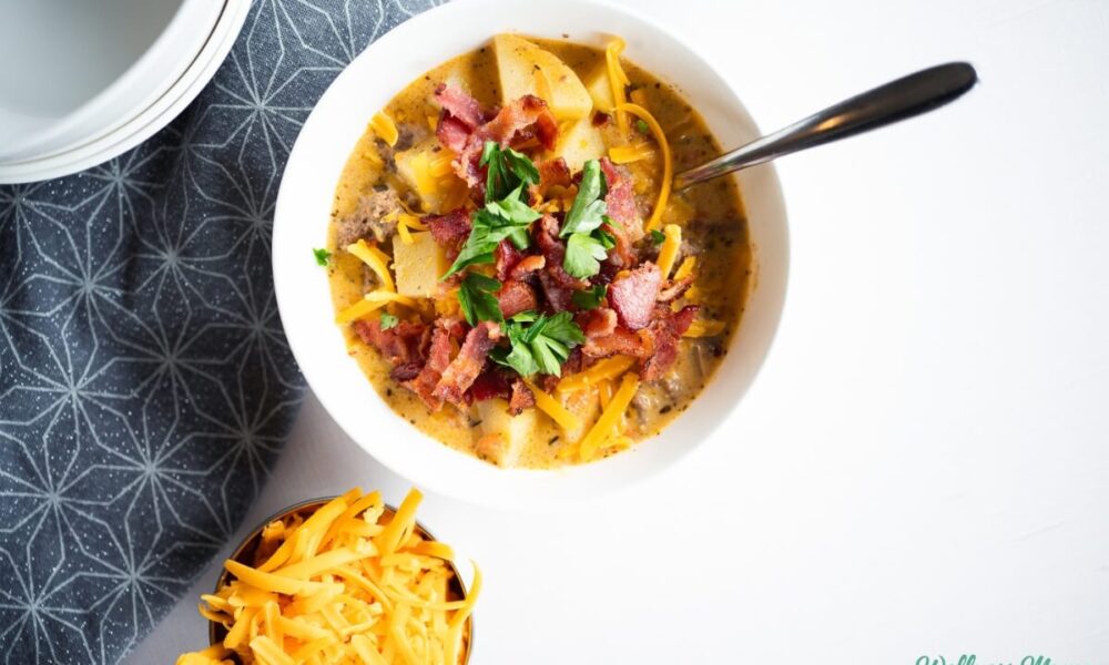Child-Authorised Cheeseburger Soup Recipe