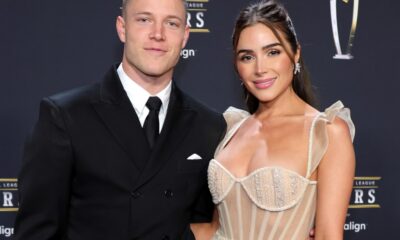 Olivia Culpo and Christian McCaffrey defend ‘covered-up’ marriage ceremony gown