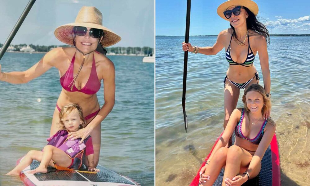 Bethenny Frankel Recreates Paddleboard Photograph with Daughter Bryn