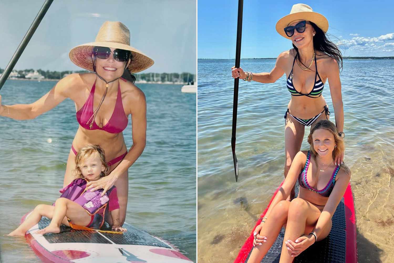 Bethenny Frankel Recreates Paddleboard Photograph with Daughter Bryn Bethenny Frankel Recreates Paddleboard Photograph with Daughter Bryn