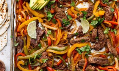 Sheet Pan Steak Fajitas Recipe