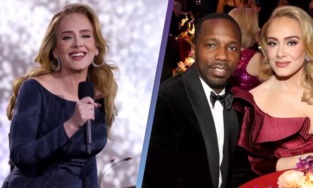 Adele reveals she’s getting married after stunning on-stage confession