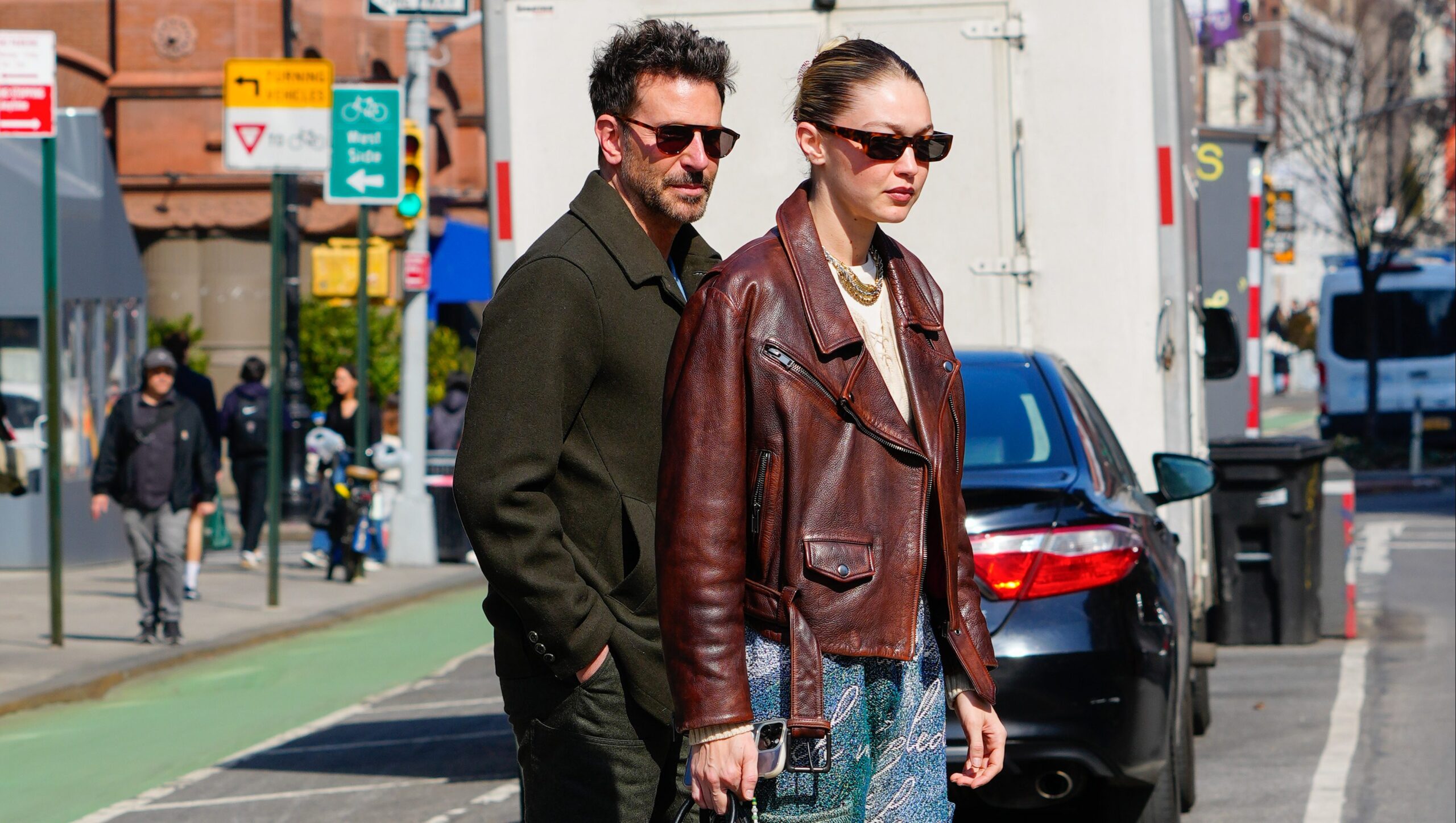 Gigi Hadid Seen on Trip With Bradley Cooper and His Household – Hollywood Life