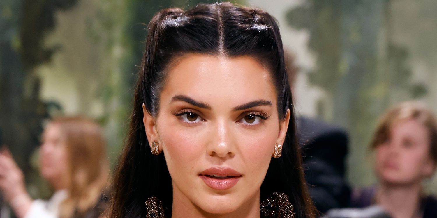 Kendall Jenner Matched a Tiny Purple Bikini to Her Lipstick